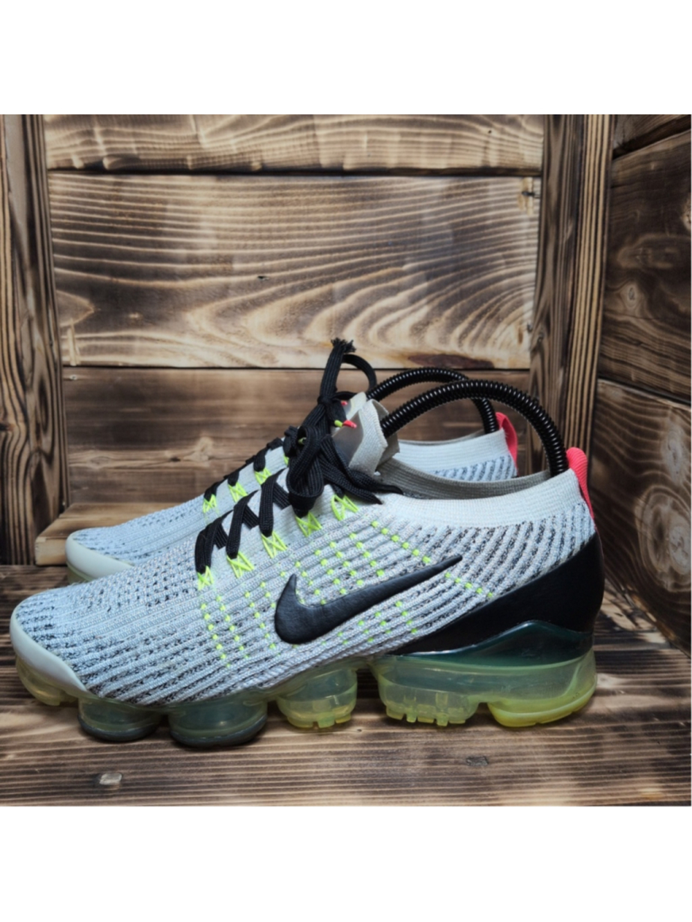 Nike Air VaporMax Flyknit 3 Neon Collection Shoes Men’s Size 7.5 - (AJ6900 100)
